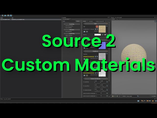 How To Make Custom Materials In S&box / Source 2