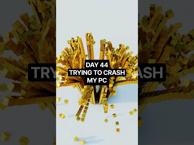 Building a massive cube tower until 2000 #blender #3d #satisfying
