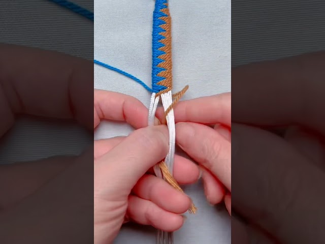How to make a simple bracelet macrame #DIY#handmade#artcraft #knot #friendshipbracelet #knitting