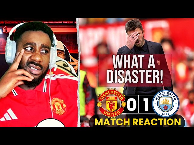 MAN UNITED 0-1 MAN CITY 😱 | 10-MAN CITY WIN THE DERBY! | Match Reaction | Ivorian Spice Reacts