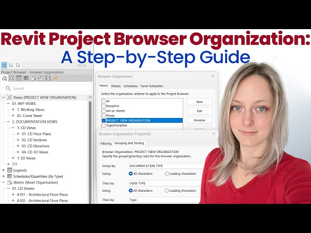 Revit Project Browser Organization: A Step-by-Step Guide