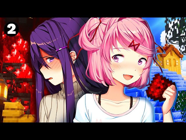 Dokis Play Minecraft⛏️(DDLC Voiced Animation) (2/3)