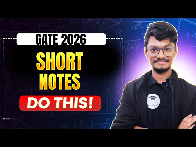 🔥How to Prepare Short Notes for GATE || PrepFusion