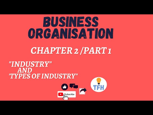 Industry and types of industries B.Com 1st year sem1 Business organisation chapter 2/part 1 #tfh
