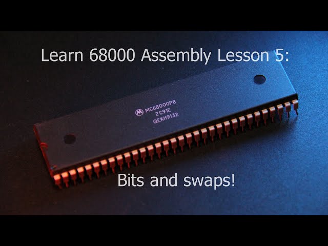 Learn 68000 Assembly Lesson 5 - Bits and swaps!