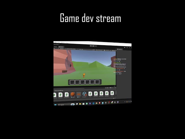 making a building system unity game dev [ live ]