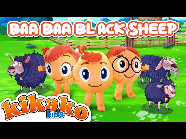 Baa Baa Black Sheep - KiKaKo Kids | #NurseryRhymes #BaaBaaBlackSheep