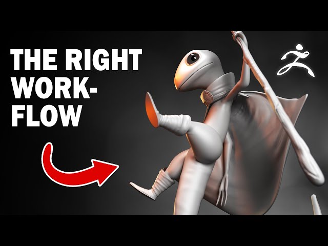 I show you all you need to know to model a character ! Part 1 - MODELING in ZBRUSH and MAYA