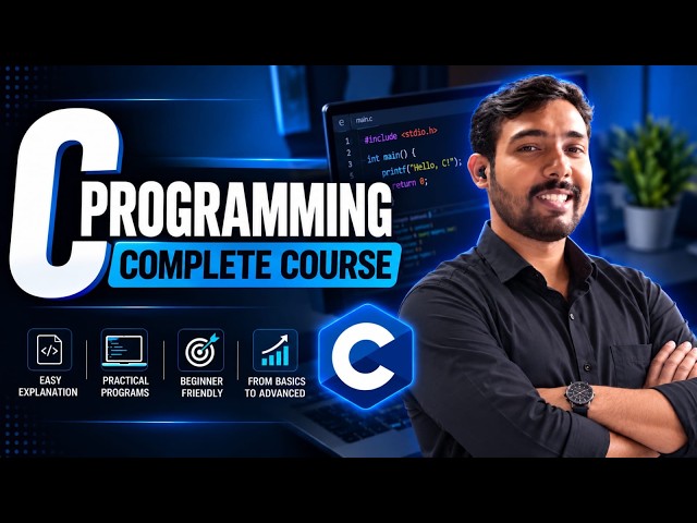 C Programming Complete Course 🔥 | C Language From Basics to Advanced | B.Tech + RGPV + GATE
