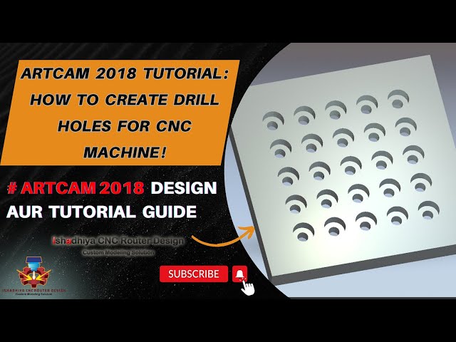 ArtCAM 2018 Tutorial How to Create Drill Holes for CNC Machine! #tutorial #ishadhiya #art #drill