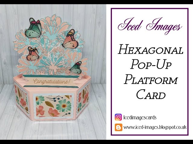 Hexagonal Pop Up Platform Card