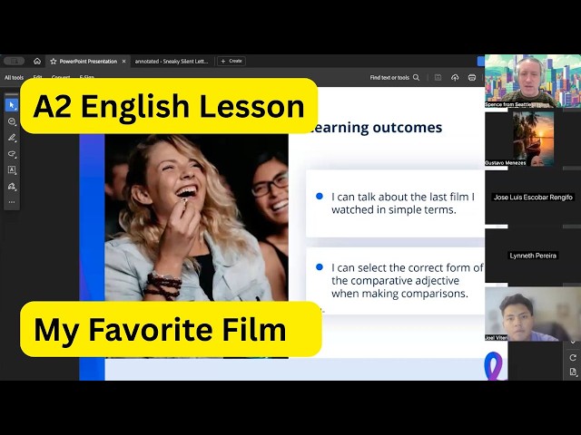 🎬 My Favorite Film 🍿 | A2 English Conversation (Beginner Lesson)