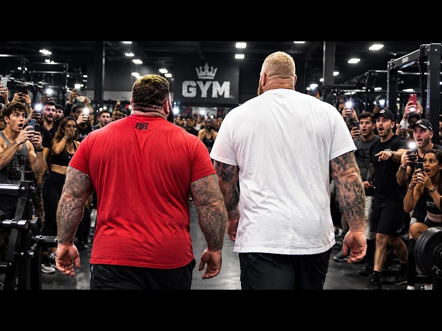 POV: 2 GIANTS Walk Into a Commercial Gym