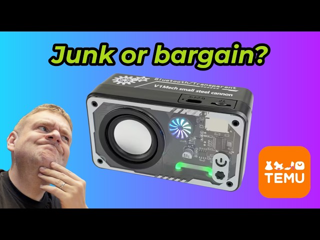 £5 Temu Bluetooth Speaker: How Bad Can It Be? Review, Test & Teardown