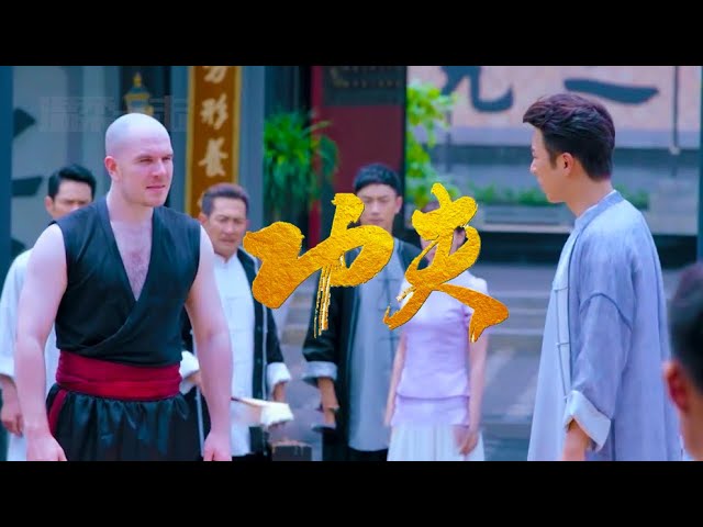Martial Arts Film! World boxing champion disrespects Chinese martial arts, Kung Fu kid defeats him.
