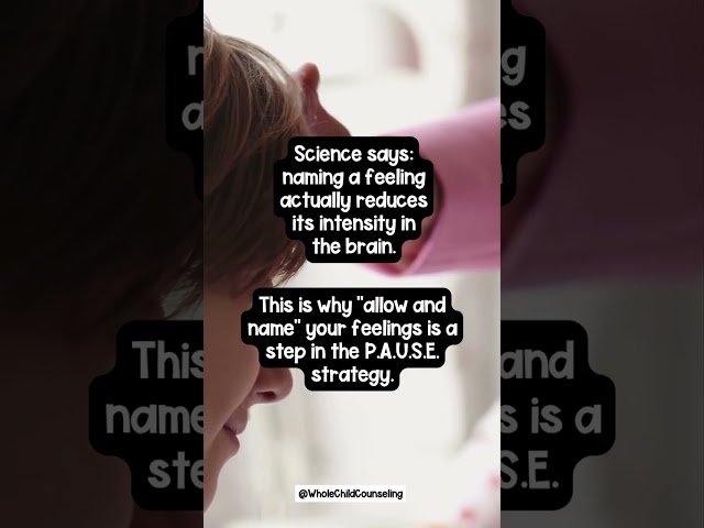 Naming Feelings Reduces Their Intensity , The Science Behind RSD Support #rsd