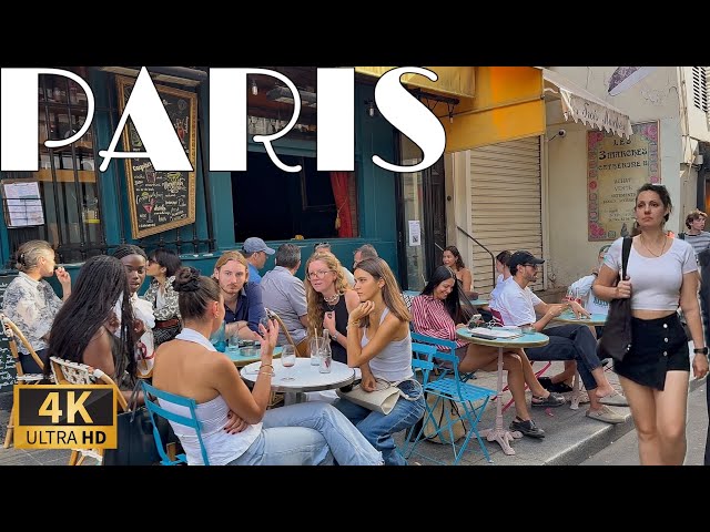 🇫🇷Paris 4K 120FPS Walking Tour]Café Streets,Saint-Germain-des-Prés,Latin Quarter,Marais 01/July/2026