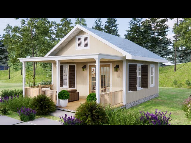 20ft x 20ft ( 6x6 m ) Farm Tiny House For Simple Life Design | Exploring Tiny House