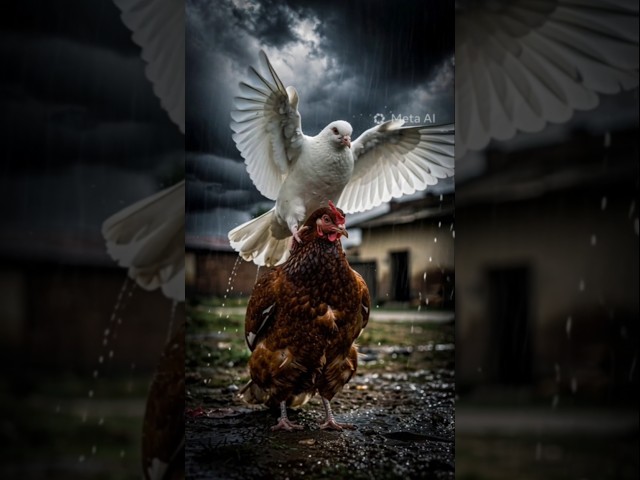 Murghi Aur Kabootar Ki Sachi Dosti 🐔🕊️ hassaanaitutorialEmotional Friendship Story #shorts#sadstory