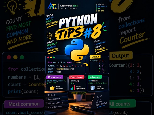 Python Tips #8 🐍 | Python Tip You Should Know! #dataanalysis #datascience #machinelearning