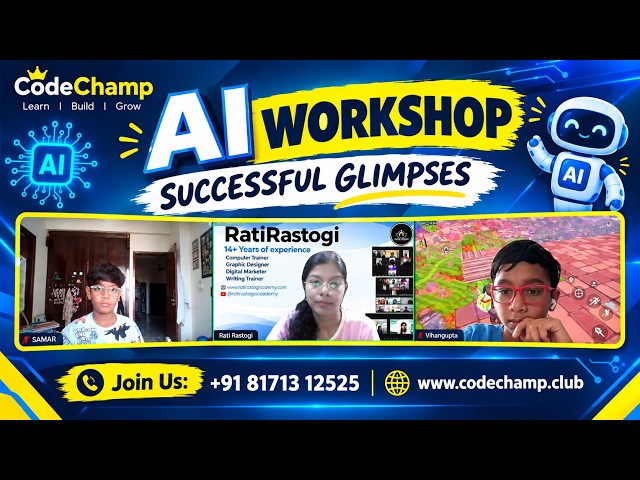 Successful AI Workshop 🤖🚀 | Amazing Moments & Glimpses | CodeChamp