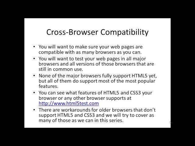 ► HTML5 & CSS3 Tutorial -- 006 -- Web Development Issues (w/ GeekDisorder)