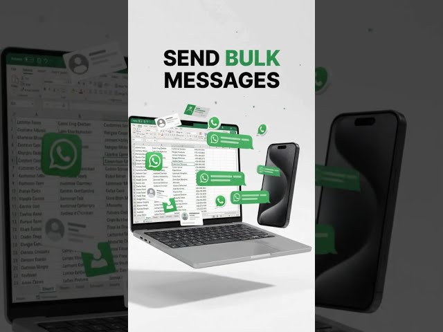 Send 1,000 WhatsApp Messages from Excel!