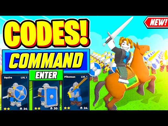 ⚠️New⚠️ ALL WORKING CODES For Command An Army 2026 - Roblox Command An Army Codes 2026