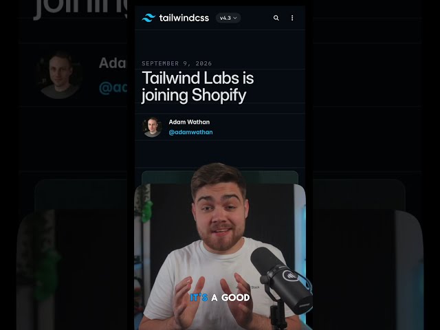 Tailwind just got bought...