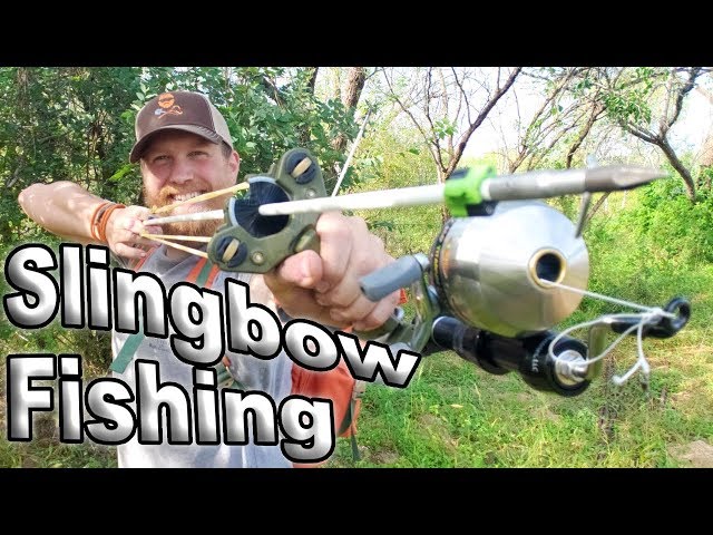 Slingbow Fishing Attempt With The Hammer Slingshot  /Day 4 Of 30 Day Survival Challenge Texas