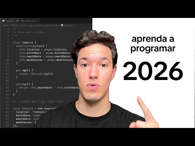 como eu aprenderia a programar em 2026 (sem faculdade, nem bootcamp)