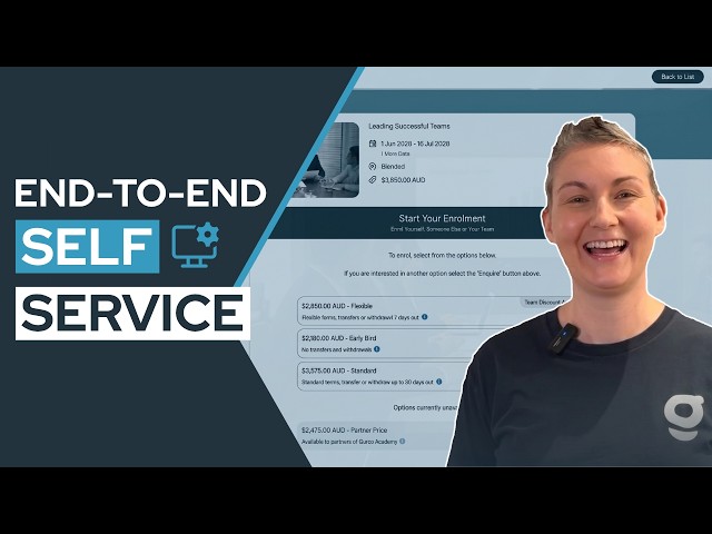 End-to-End Customer Self-Service in Guroo Academy