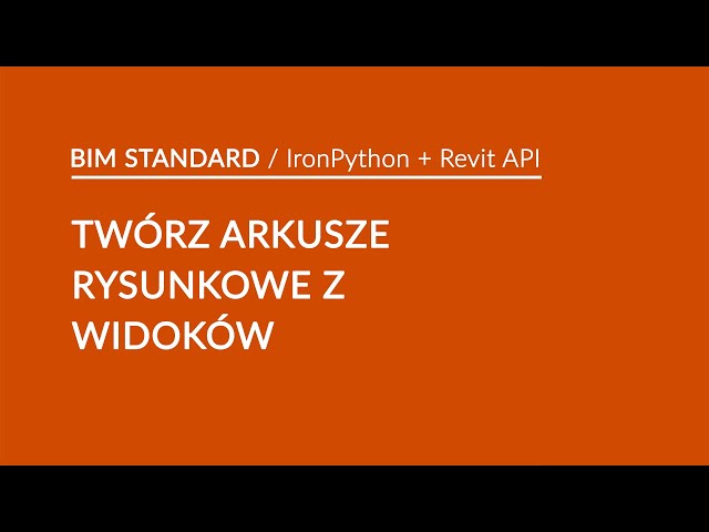 TWÓRZ ARKUSZE RYSUNKOWE Z WIDOKÓW