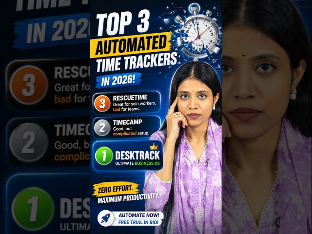 Top 3 Automated Time Tracking Software in 2026 ⏱️