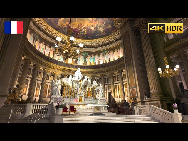 Inside Paris Église de la Madeleine Walking Tour (4K HDR 60fps)