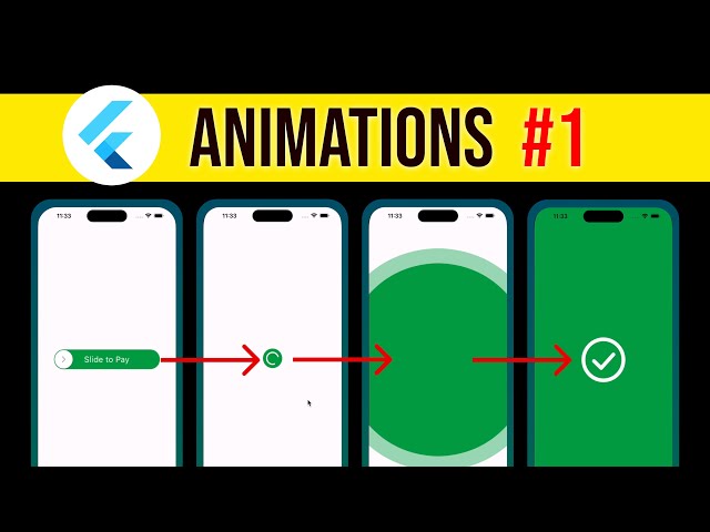 Flutter Swipeable button view animation | Scale animation with Navigation in Flutter | Animations