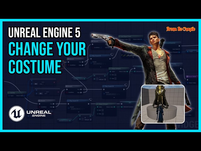 Build a Costume Changing System in UE5 | Functional Wardrobe UI Tutorial