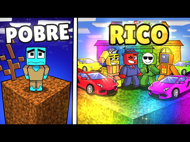 Evolui no Chunck de POBRE a RICO no MINECRAFT!