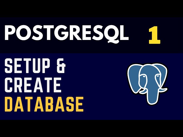 PostgreSQL (1) Installation and Create Your First Database ( SQL shell / PgAdmin4 )