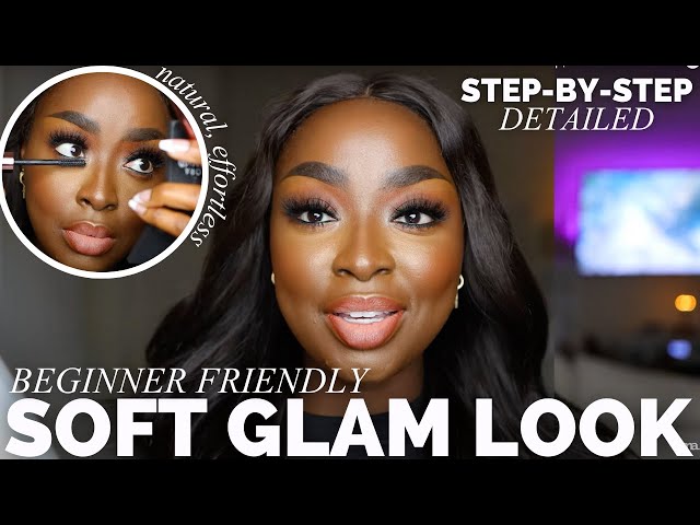 *Detailed* SOFT GLAM MAKEUP LOOK - highly requested makeup for beginners / step-by-step | menaadubea