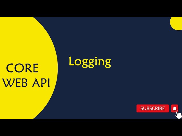 8 Logging in ASP.NET Core Web API in Telugu