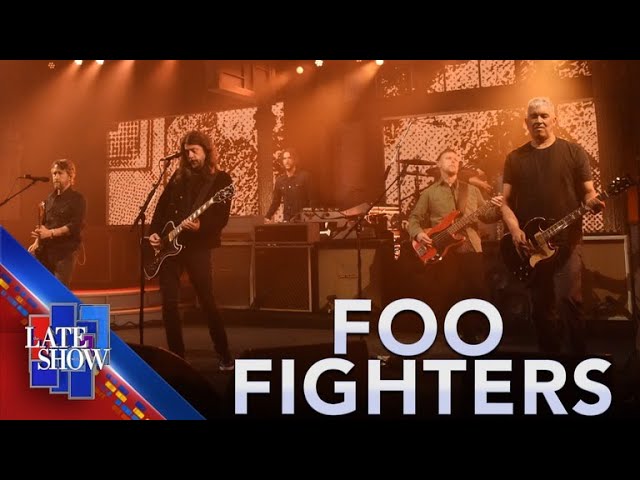 "Window" - Foo Fighters (LIVE on The Late Show)