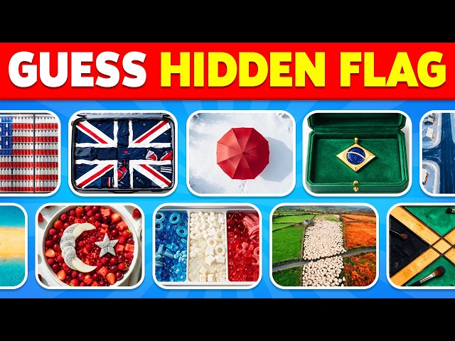 Guess 50 Hidden Flags by ILLUSION 🤔👀🚩 Ultimate Flag Quiz
