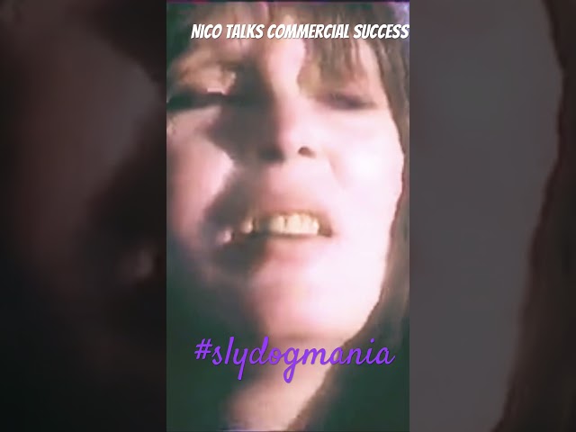 Nico discusses commercial success (1984)