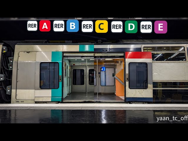 🇫🇷 Paris : Fermeture des portes des RER A à E (Compilation complète)