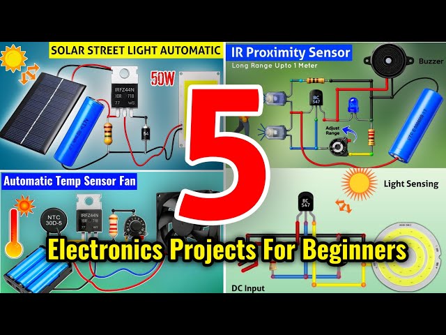 Top 5 Electronics Projects with Scrap Components, Anyone can make at home