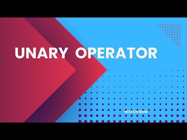 Unary Operators in JavaScript Explained | ++, --, +, -, !, typeof | Easy Coding 101