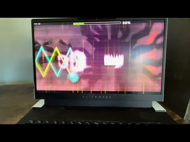 Alienware X14 - loading into Geometry Dash & game testing