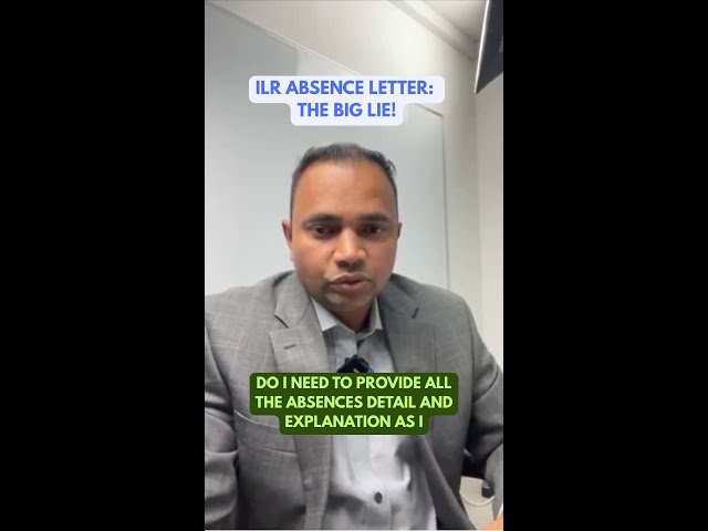 UK ILR Application: The TRUTH About Absence Letters (Home Office MYTH Busted)