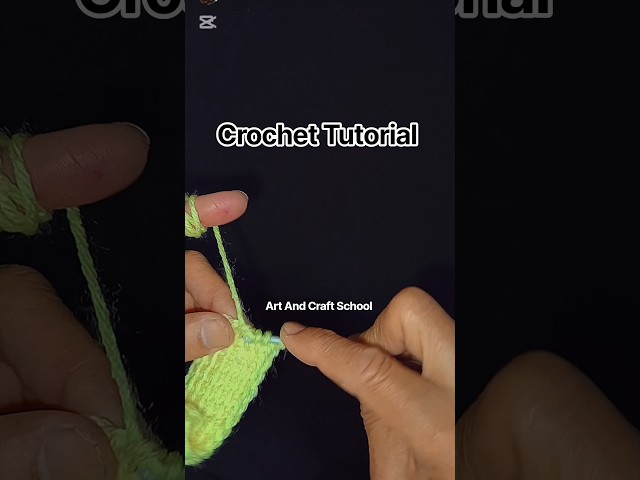 How to make Crochet Tutorial for Beginners #artandcraftschool7791 #trending #shorts #